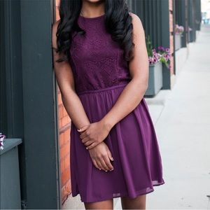 Dark Purple Socialite Dress